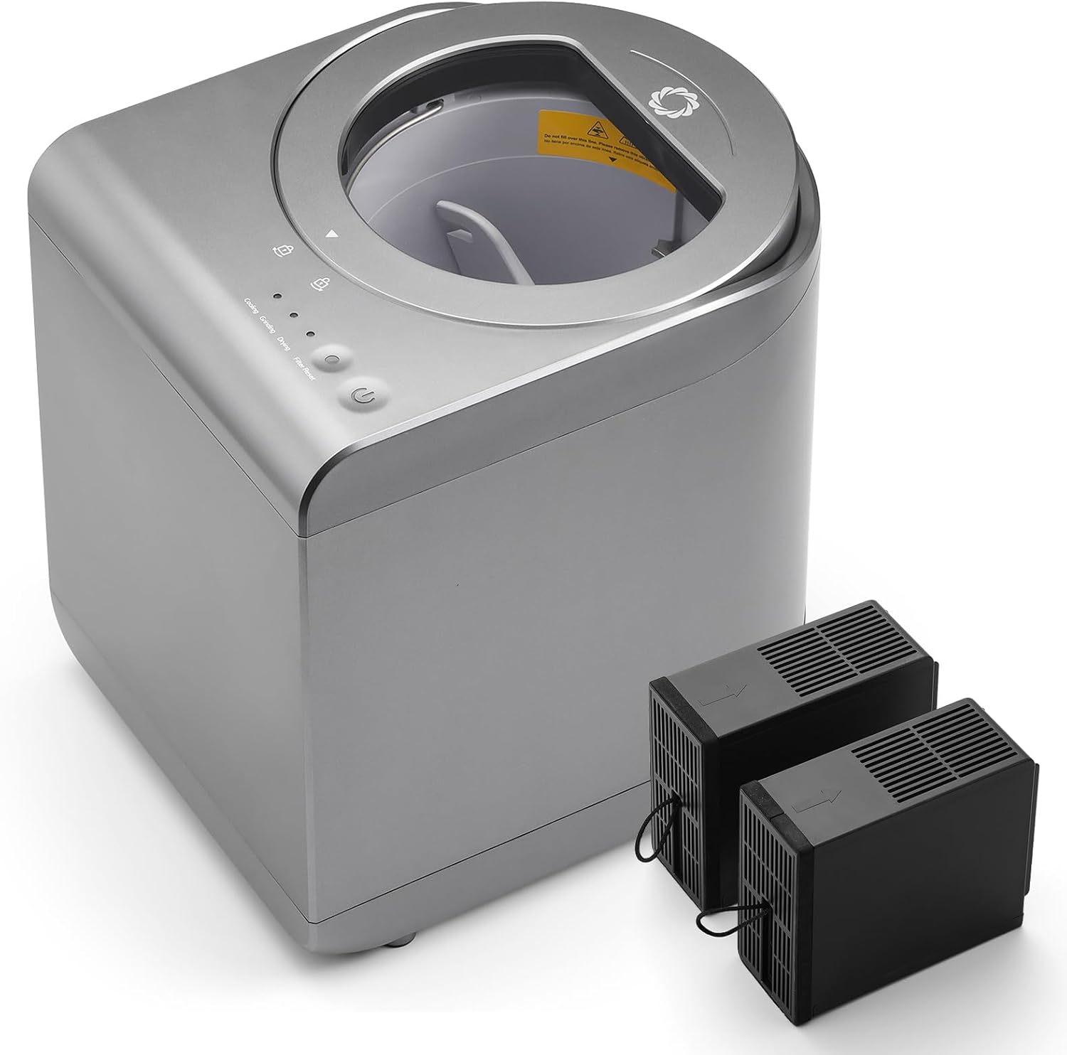 Electric Kitchen Composter, 2.5L Capacity, Turn Food Waste and Scraps into Dry Compost-Toppalletfly