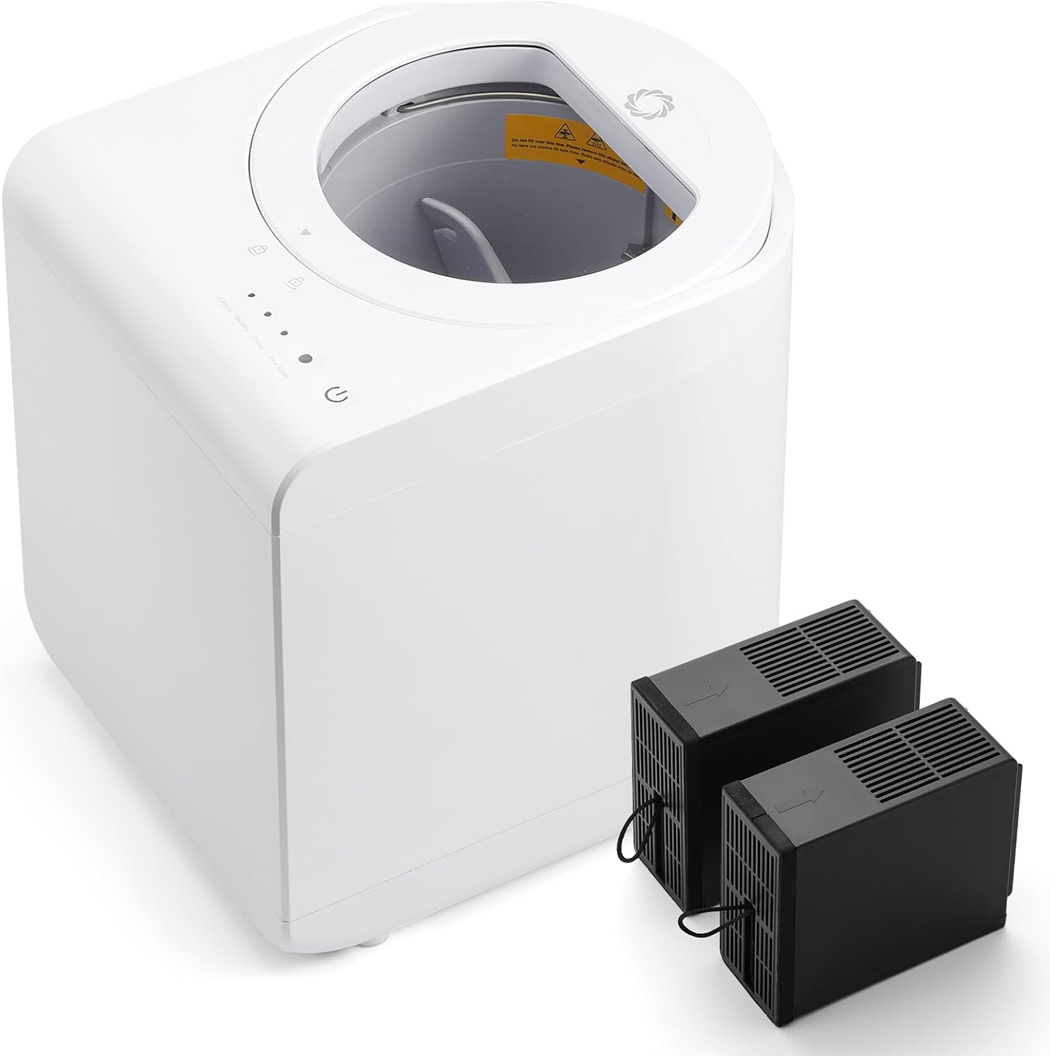 Electric Kitchen Composter, 2.5L Capacity, Turn Food Waste and Scraps into Dry Compost-Toppalletfly
