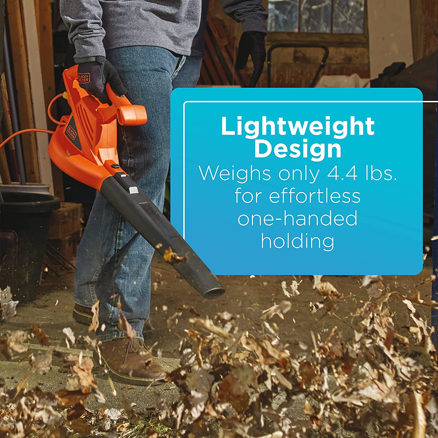 Electric Leaf Blower, 7-Amp-Toppalletfly