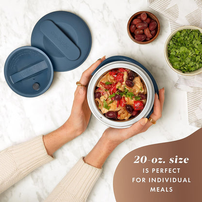 Electric Lunch Box, 20oz Food Warmer, Spill-Free, Dishwasher-Safe, Warm & Travel-Ready-Toppalletfly