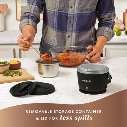 Electric Lunch Box, 20oz Food Warmer, Spill-Free, Dishwasher-Safe, Warm & Travel-Ready-Toppalletfly
