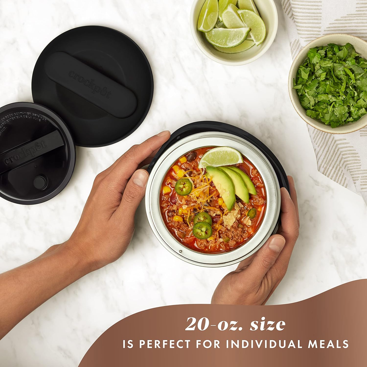 Electric Lunch Box, 20oz Food Warmer, Spill-Free, Dishwasher-Safe, Warm & Travel-Ready-Toppalletfly