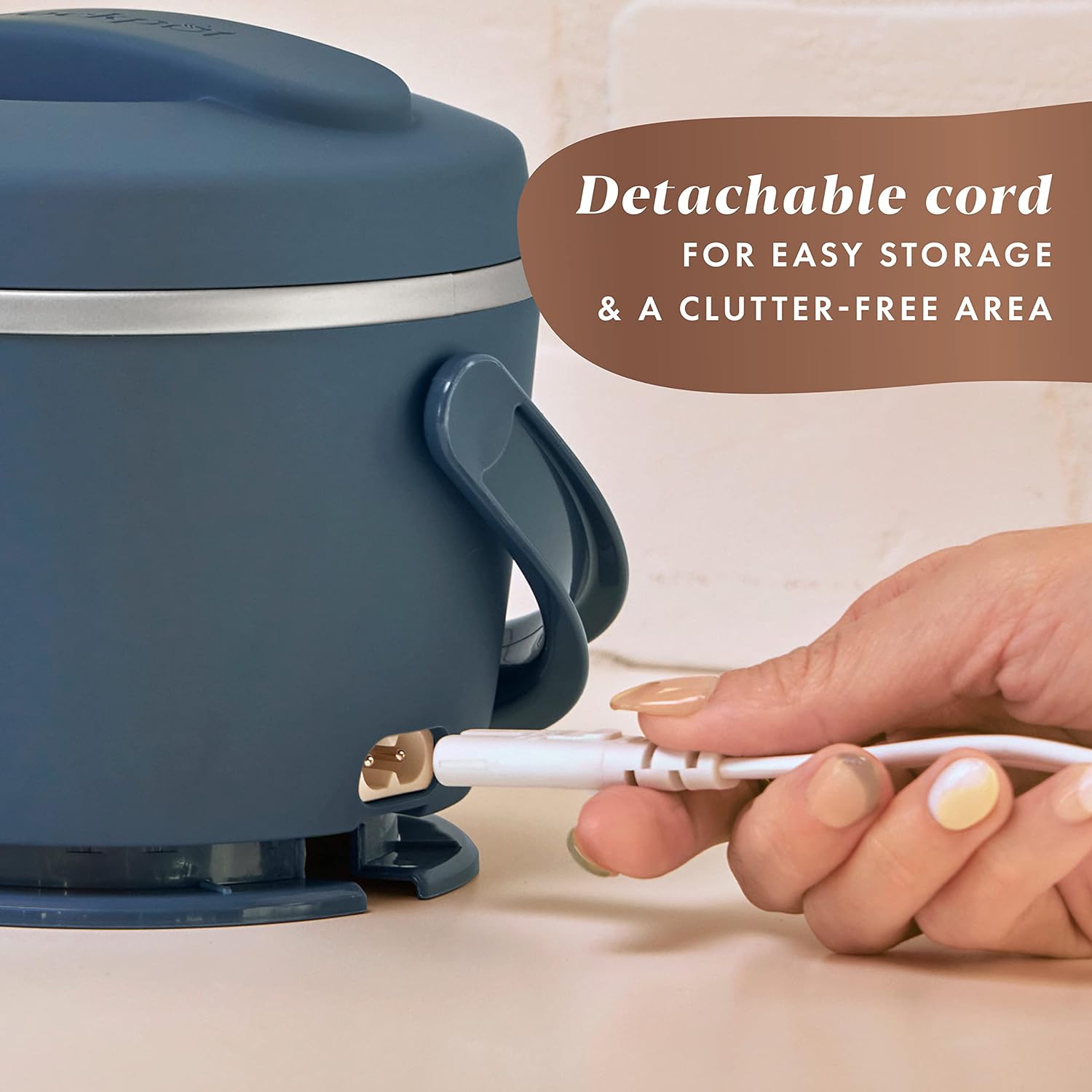 Electric Lunch Box, 20oz Food Warmer, Spill-Free, Dishwasher-Safe, Warm & Travel-Ready-Toppalletfly