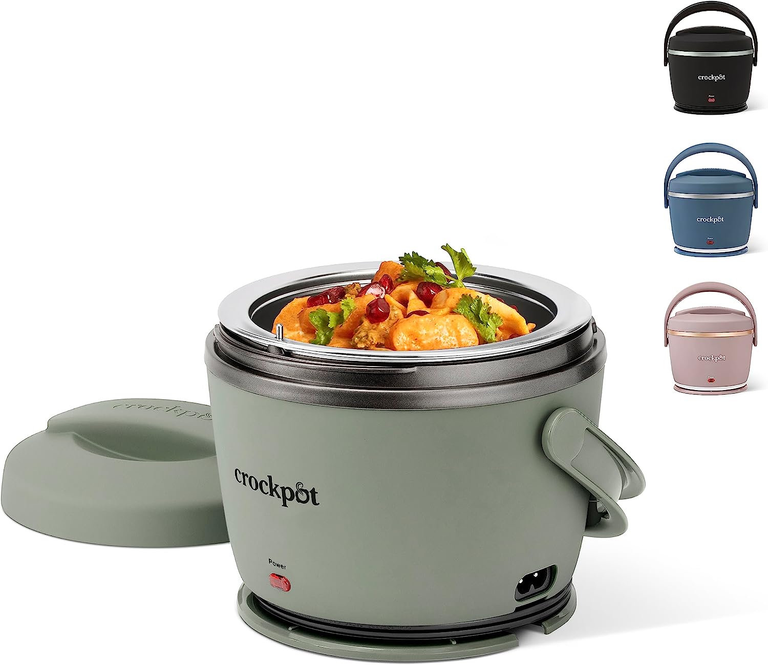Electric Lunch Box, 20oz Food Warmer, Spill-Free, Dishwasher-Safe, Warm & Travel-Ready-Toppalletfly