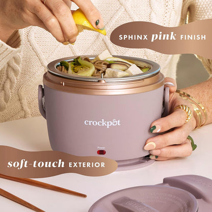 Electric Lunch Box, 20oz Food Warmer, Spill-Free, Dishwasher-Safe, Warm & Travel-Ready-Toppalletfly