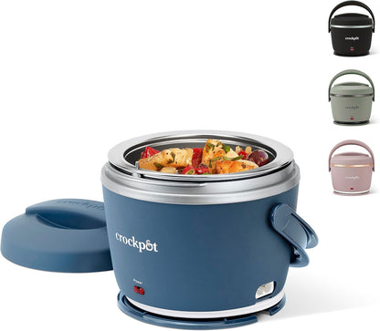 Electric Lunch Box, 20oz Food Warmer, Spill-Free, Dishwasher-Safe, Warm & Travel-Ready-Toppalletfly