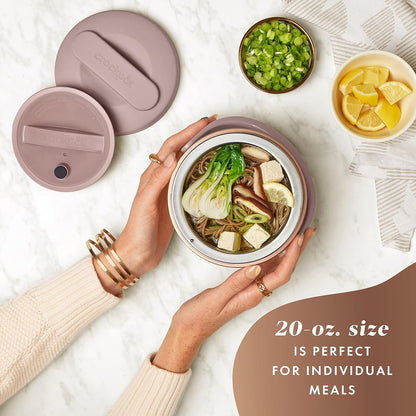 Electric Lunch Box, 20oz Food Warmer, Spill-Free, Dishwasher-Safe, Warm & Travel-Ready-Toppalletfly