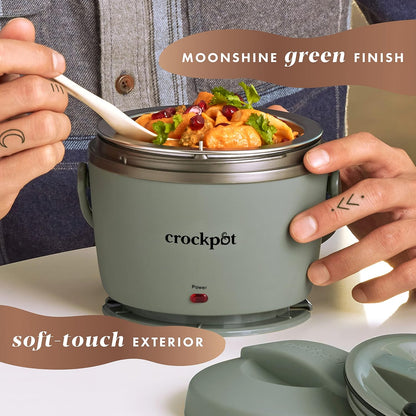 Electric Lunch Box, 20oz Food Warmer, Spill-Free, Dishwasher-Safe, Warm & Travel-Ready-Toppalletfly