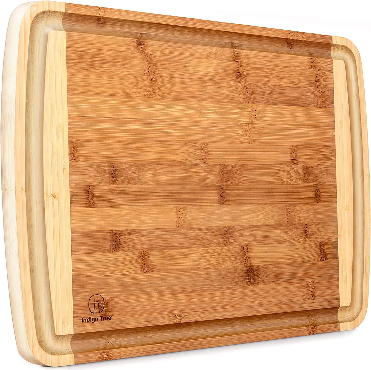 Extra Large Bamboo Cutting Board for Kitchen with Juice Groove-Toppalletfly