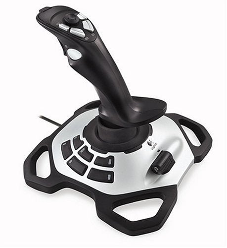 Extreme 3D Pro Joystick for Windows - Black/Silver - Toppalletfly