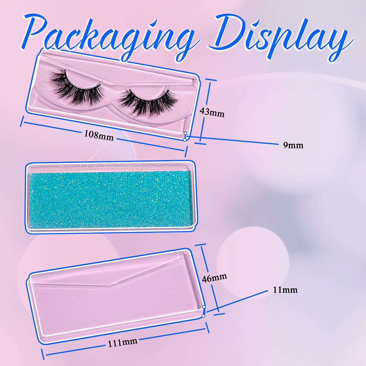 Eyelashes - Mix 10 Styles 100 pairs Mink Natural Look Eyelash - Toppalletfly