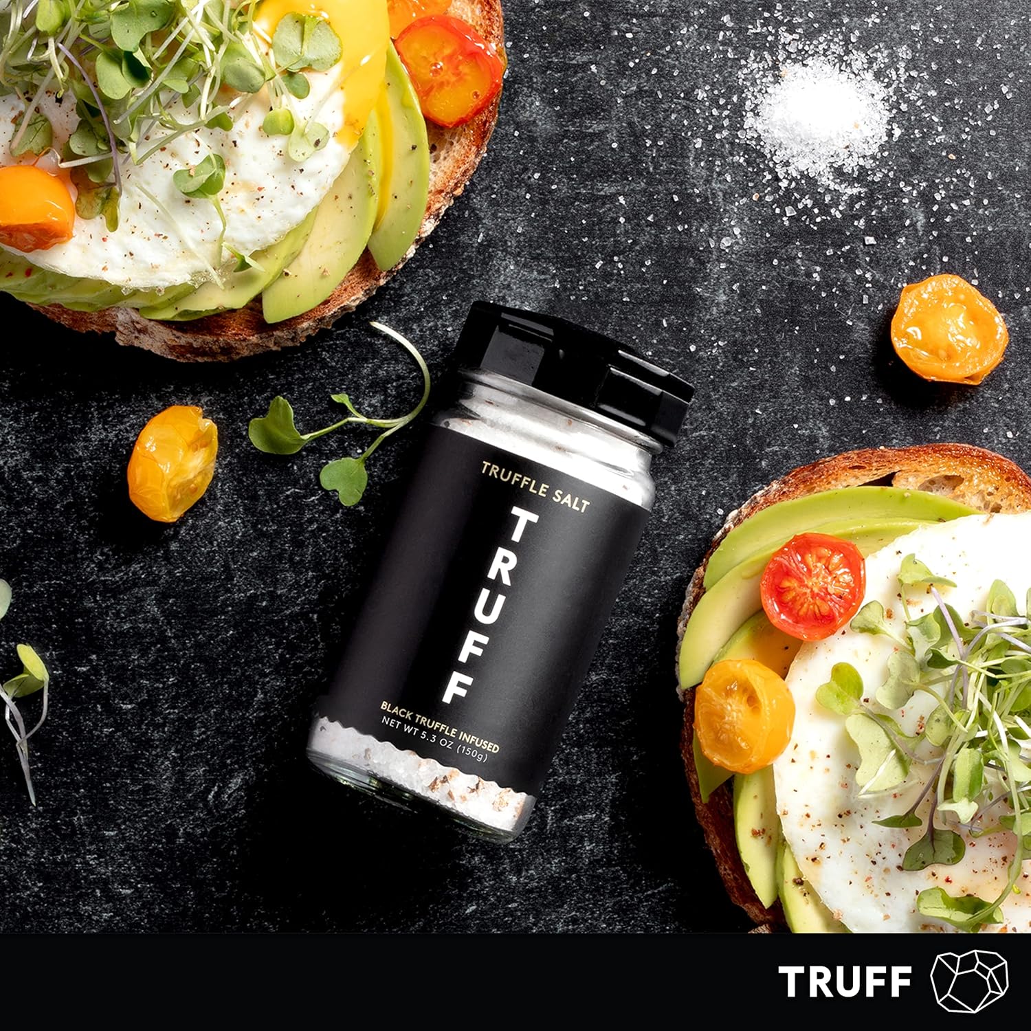 Fine and Coarse Truffle Sea Salt-Toppalletfly
