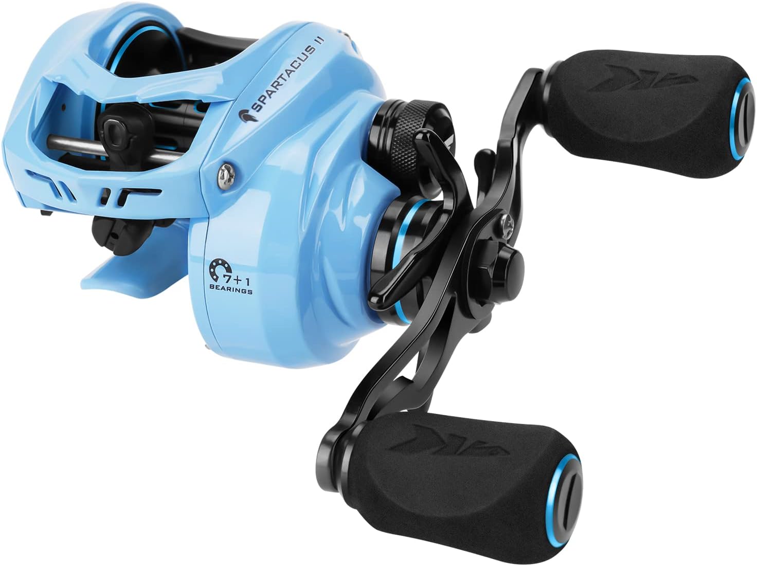 Fishing Reel, 6oz Ultralight Baitcaster Reel,17.6 LB Carbon Fiber Drag, 7.2:1 Gear Ratio, 39mm Palm-Toppalletfly