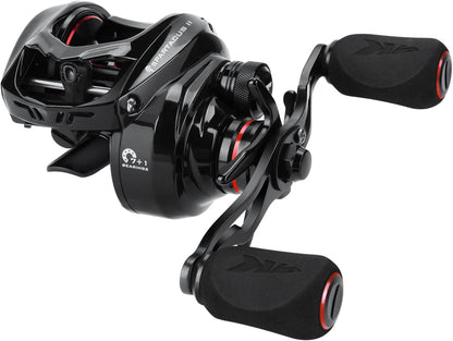 Fishing Reel, 6oz Ultralight Baitcaster Reel,17.6 LB Carbon Fiber Drag, 7.2:1 Gear Ratio, 39mm Palm-Toppalletfly