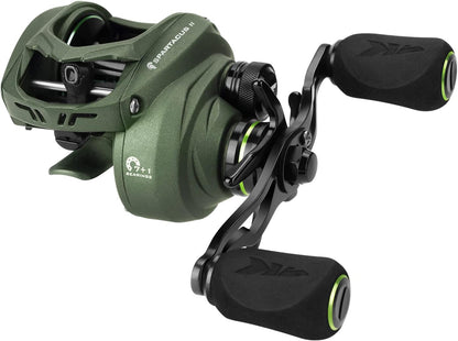 Fishing Reel, 6oz Ultralight Baitcaster Reel,17.6 LB Carbon Fiber Drag, 7.2:1 Gear Ratio, 39mm Palm-Toppalletfly