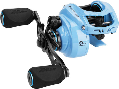 Fishing Reel, 6oz Ultralight Baitcaster Reel,17.6 LB Carbon Fiber Drag, 7.2:1 Gear Ratio, 39mm Palm-Toppalletfly