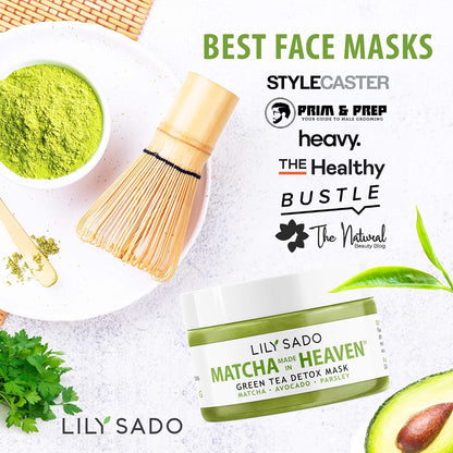 Green Tea Matcha & Avocado Face Mask - Organic Natural Vegan Anti-Aging Antioxidant 4 oz-Toppalletfly