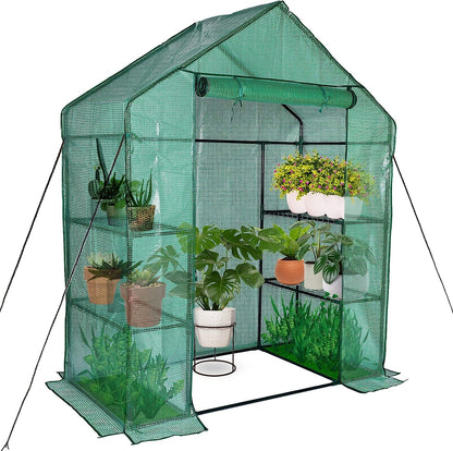 Greenhouses for Outdoors, Portable Walk in Greenhouse for Garden Plants That Need Frost Protection and Away from Pests and Animals-Toppalletfly