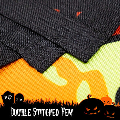 Halloween Garden Flag, Trick or Treat Outdoor Flag 12" x 18", 2 Pcs-Toppalletfly
