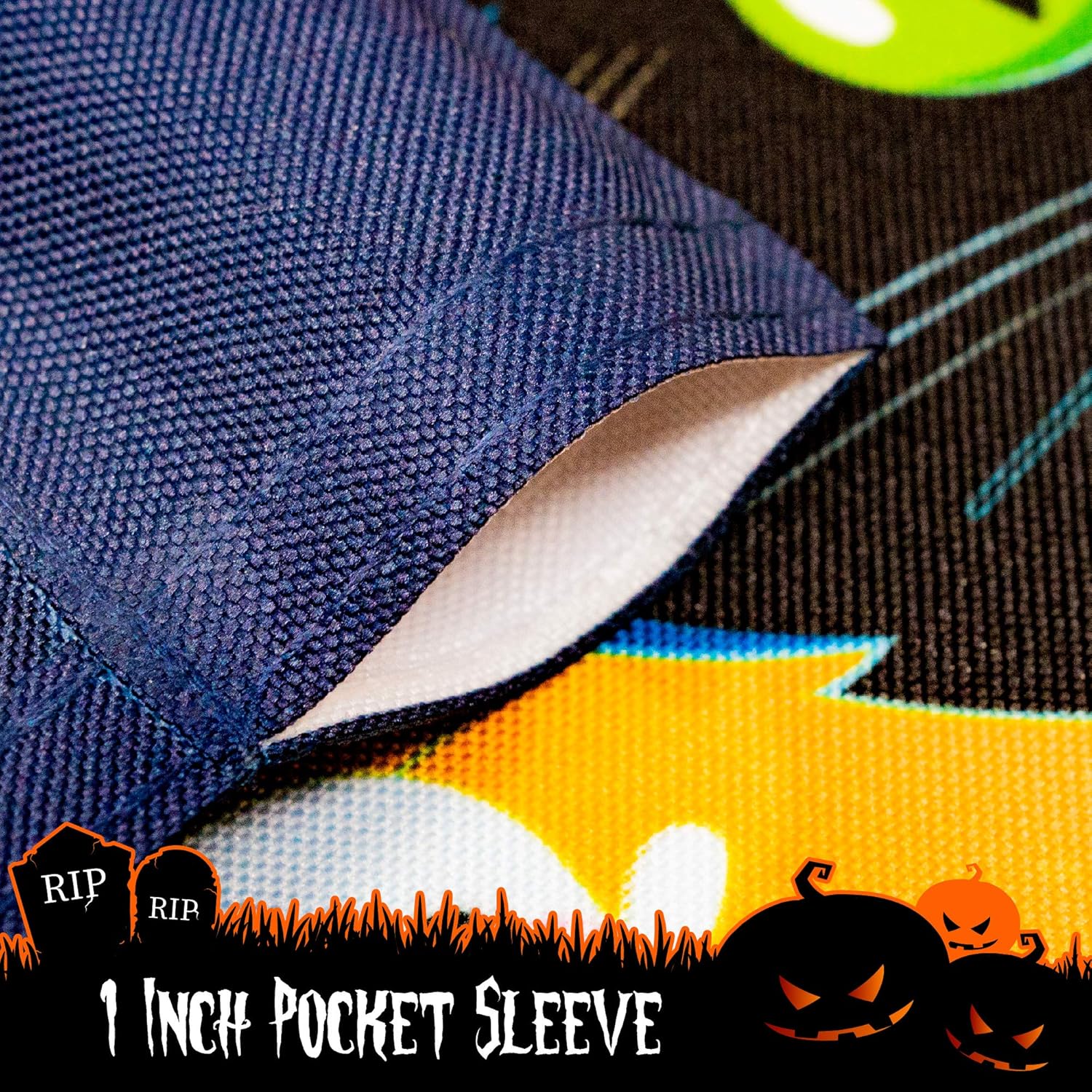 Halloween Garden Flag, Trick or Treat Outdoor Flag 12" x 18", 2 Pcs-Toppalletfly