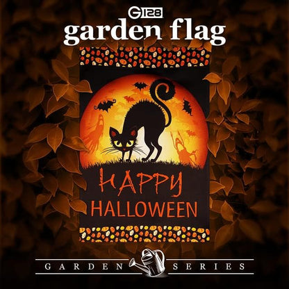 Halloween Garden Flag, Trick or Treat Outdoor Flag 12" x 18", 2 Pcs-Toppalletfly