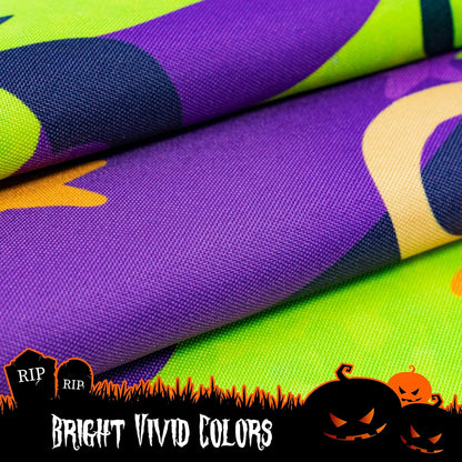 Halloween Garden Flag, Trick or Treat Outdoor Flag 12" x 18", 2 Pcs-Toppalletfly