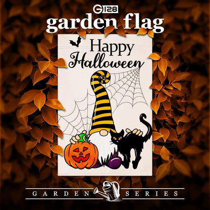 Halloween Garden Flag, Trick or Treat Outdoor Flag 12" x 18", 2 Pcs-Toppalletfly