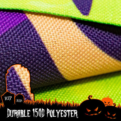 Halloween Garden Flag, Trick or Treat Outdoor Flag 12" x 18", 2 Pcs-Toppalletfly