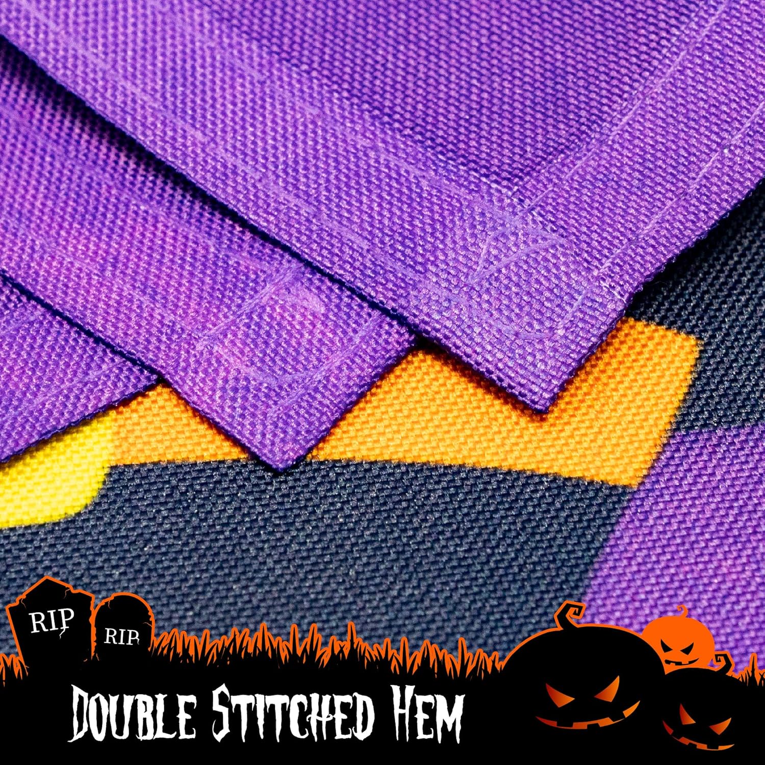 Halloween Garden Flag, Trick or Treat Outdoor Flag 12" x 18", 2 Pcs-Toppalletfly