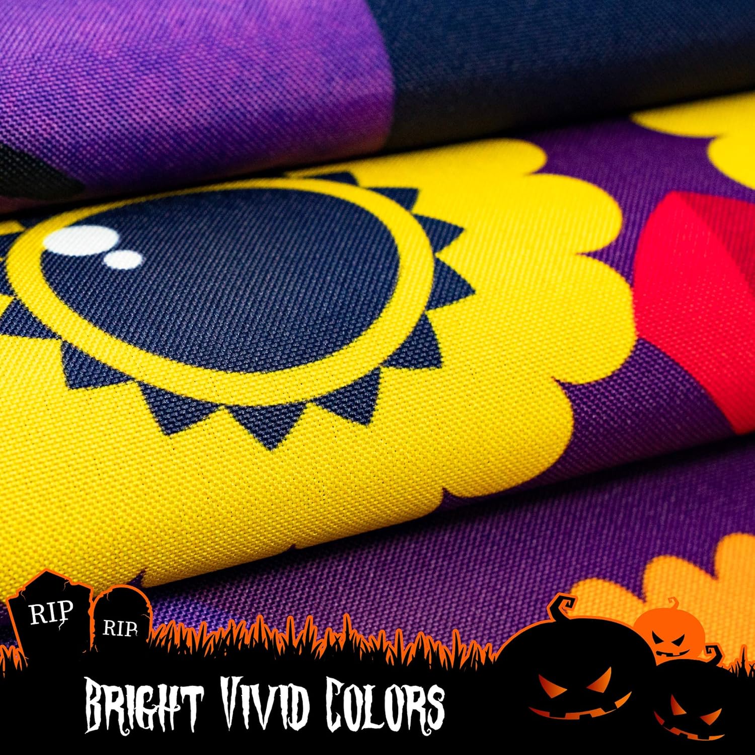 Halloween Garden Flag, Trick or Treat Outdoor Flag 12" x 18", 2 Pcs-Toppalletfly