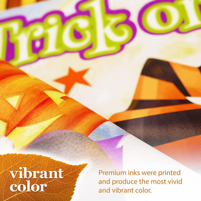 Halloween Garden Flag, Trick or Treat Outdoor Flag 12" x 18", 2 Pcs-Toppalletfly
