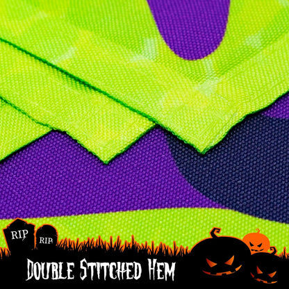 Halloween Garden Flag, Trick or Treat Outdoor Flag 12" x 18", 2 Pcs-Toppalletfly