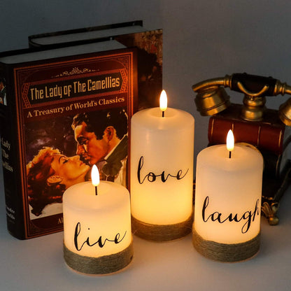 Halloween or Christmas Flameless Candles Color Changing with Remote Time-Toppalletfly
