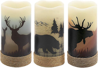 Halloween or Christmas Flameless Candles Color Changing with Remote Time-Toppalletfly