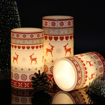 Halloween or Christmas Flameless Candles Color Changing with Remote Time-Toppalletfly