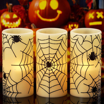 Halloween or Christmas Flameless Candles Color Changing with Remote Time-Toppalletfly