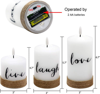 Halloween or Christmas Flameless Candles Color Changing with Remote Time-Toppalletfly