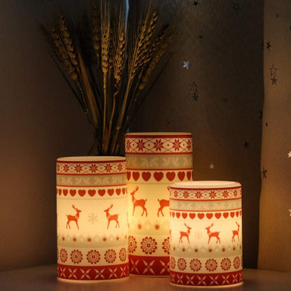Halloween or Christmas Flameless Candles Color Changing with Remote Time-Toppalletfly