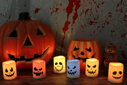 Halloween or Christmas Flameless Candles Color Changing with Remote Time-Toppalletfly