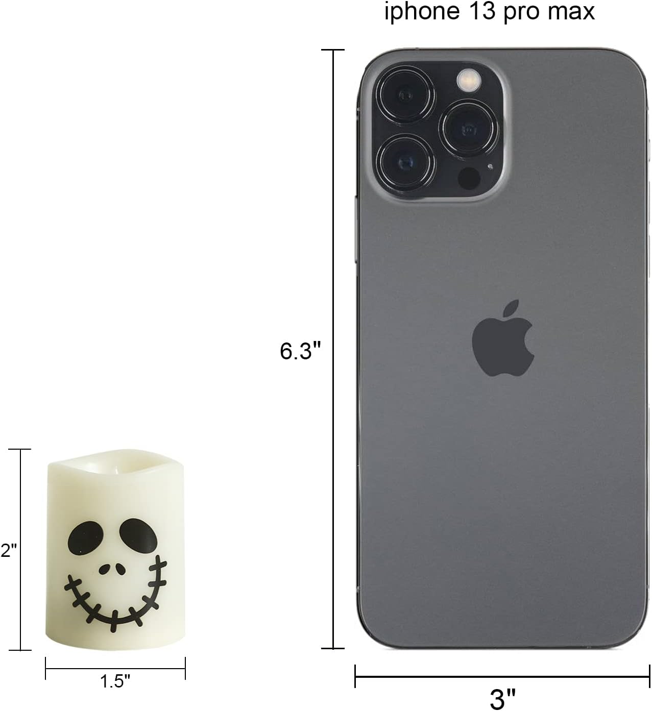 Halloween or Christmas Flameless Candles Color Changing with Remote Time-Toppalletfly