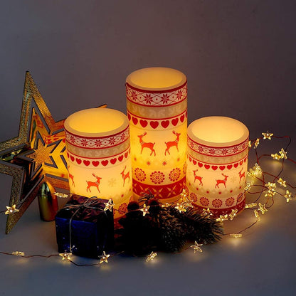 Halloween or Christmas Flameless Candles Color Changing with Remote Time-Toppalletfly