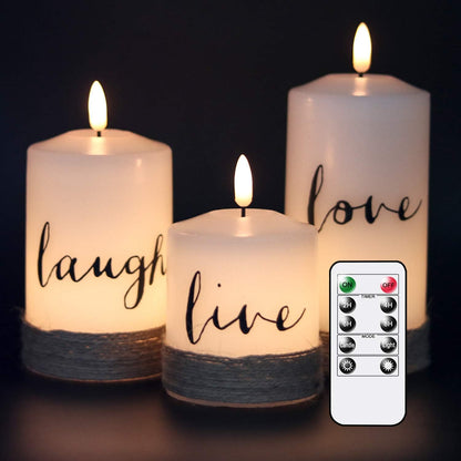 Halloween or Christmas Flameless Candles Color Changing with Remote Time-Toppalletfly