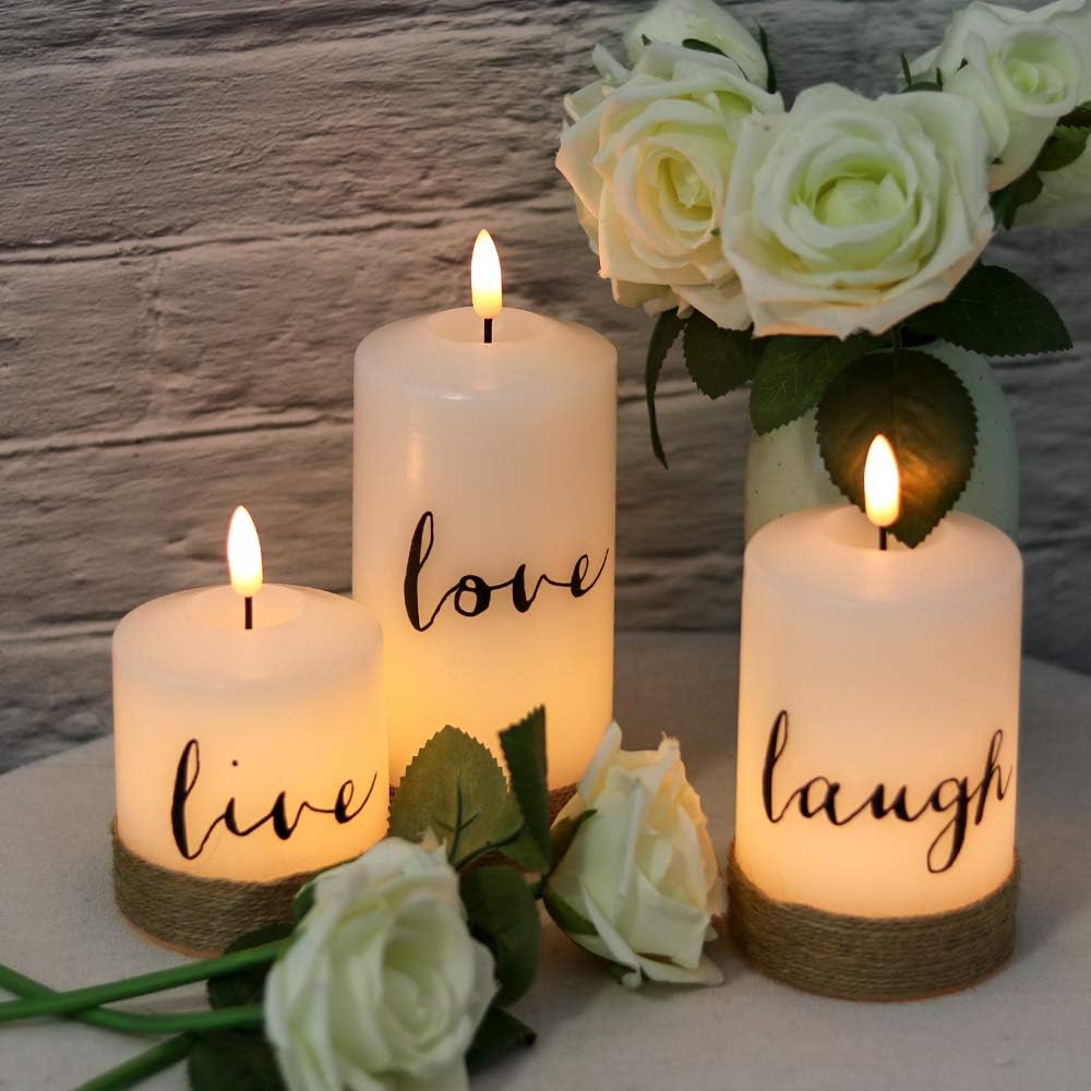 Halloween or Christmas Flameless Candles Color Changing with Remote Time-Toppalletfly