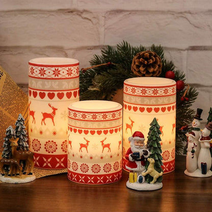 Halloween or Christmas Flameless Candles Color Changing with Remote Time-Toppalletfly