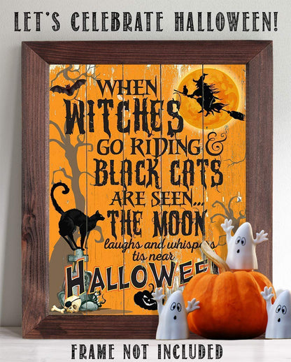 Halloween Unframed Wall Art Print Poster, 11x14, 2 Pcs-Toppalletfly