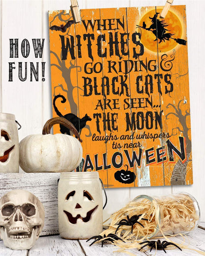 Halloween Unframed Wall Art Print Poster, 11x14, 2 Pcs-Toppalletfly