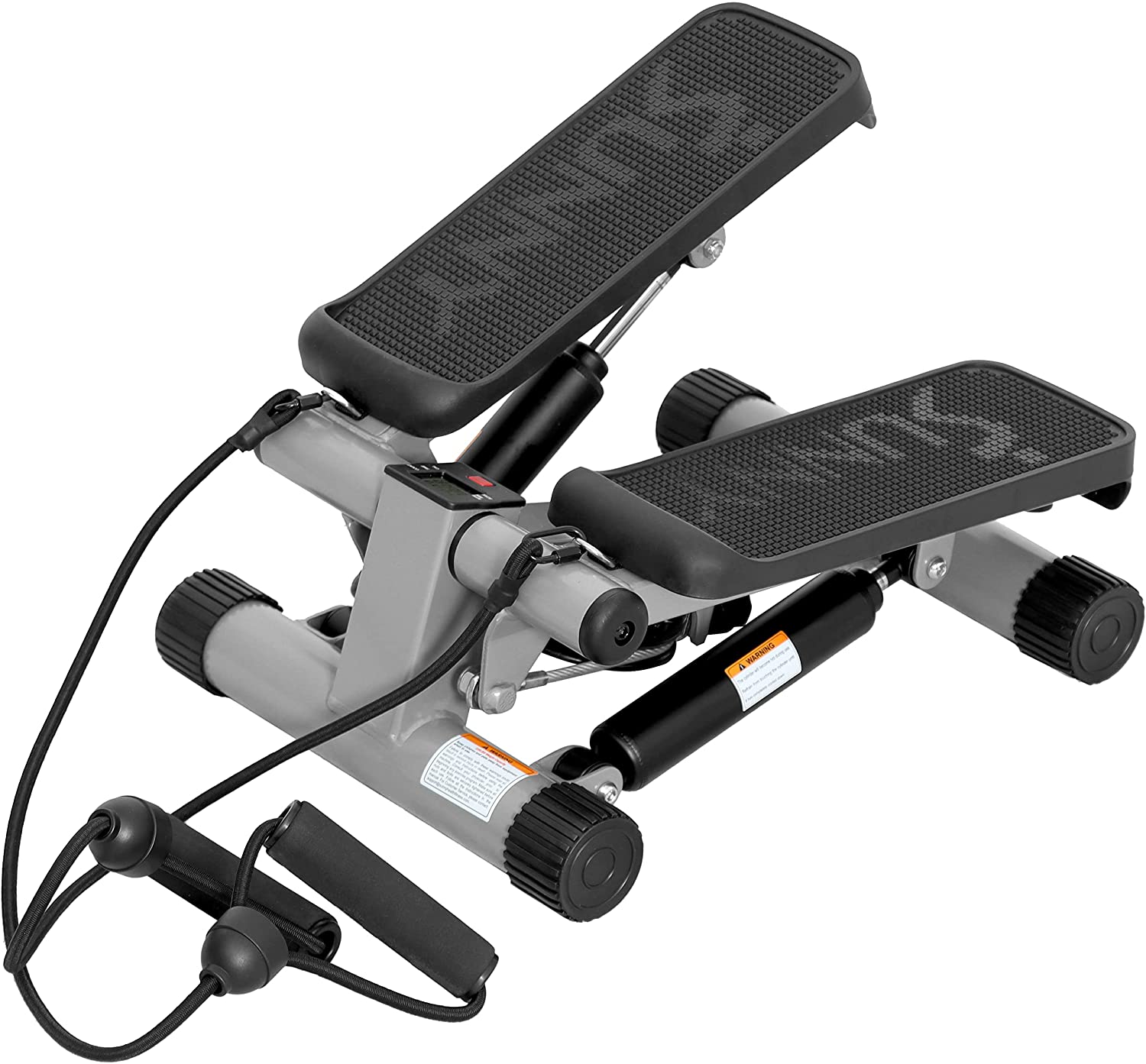 Health & Fitness Mini Stepper Exercise Equipment with Resistance Bands-Toppalletfly