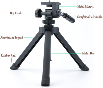 Heavy Duty Adjustable Table Top Tripod Scope for Binoculars Telescope DSLR Cameras and Other Device-Toppalletfly