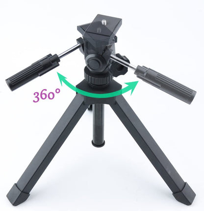 Heavy Duty Adjustable Table Top Tripod Scope for Binoculars Telescope DSLR Cameras and Other Device-Toppalletfly