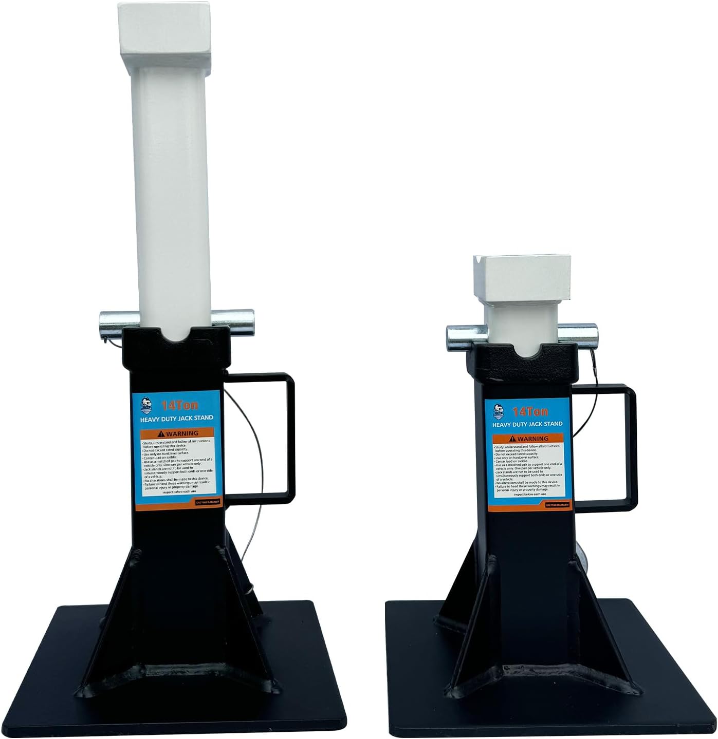 Heavy Duty Truck Support Stands, Adjustable Height-Toppalletfly